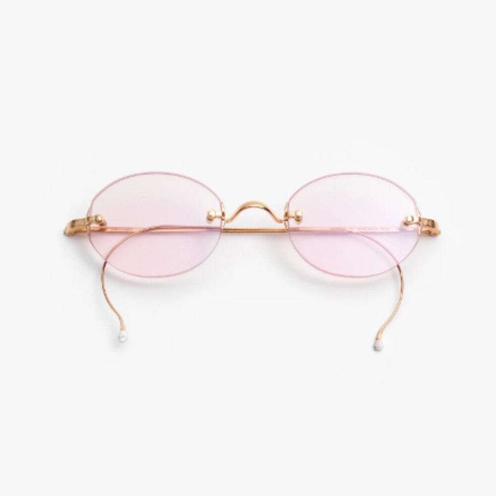 Garrett Leight Mr. Leight Makena S Rose Gold Sunglasses